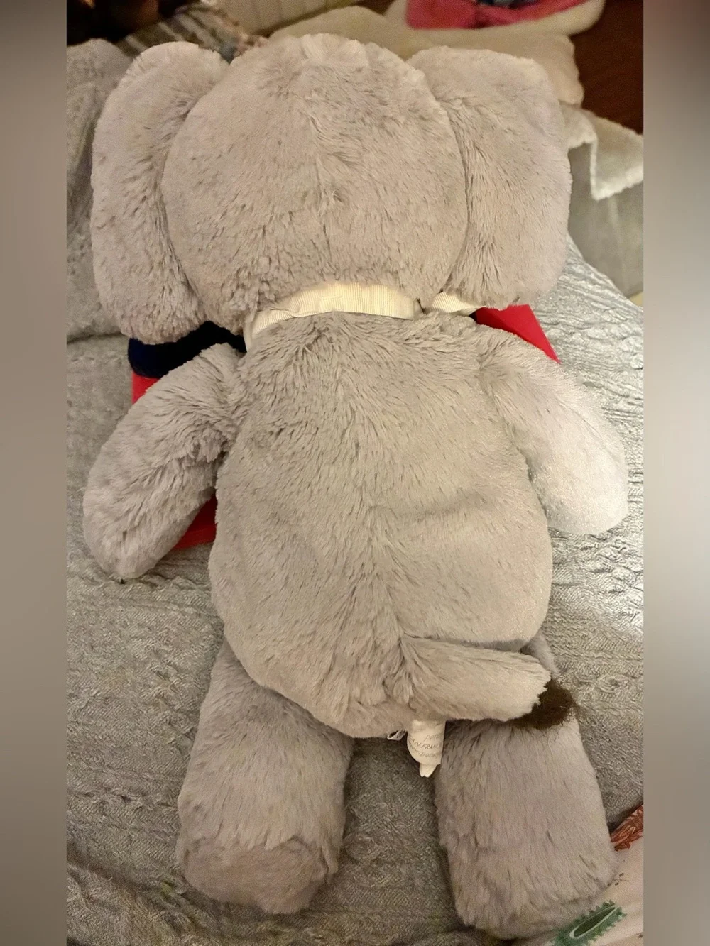 Pottery Barn Kids Nursery Collections Plush Grey Elephant. Clean & Sanitized. EC